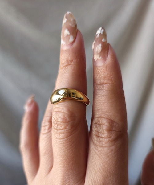 Rechic（リシック）の「【suiさんコラボ】　ボリュームドロップリング（リング・レディース・シルバー/ゴールド・FREE）」の11枚目の写真