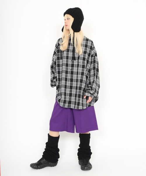 PUNYUS（プニュズ）の「耳付きニットキャップ（キャップ・レディース・ホワイト/ダークグレー/ベージュ/ブラック・FREE）」の15枚目の写真