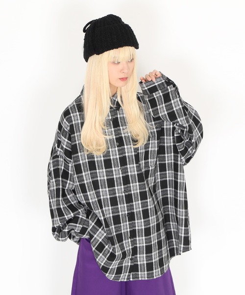 PUNYUS（プニュズ）の「耳付きニットキャップ（キャップ・レディース・ホワイト/ダークグレー/ベージュ/ブラック・FREE）」の21枚目の写真