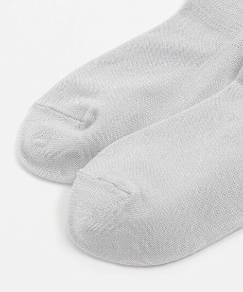 Tartine et Chocolat（タルティーヌエショコラ）の「【日本製】【お揃い】コットンシルケットレースリボンソックス(13~21cm)（ソックス/靴下・キッズ・グレー/ホワイト・19.0cm/17.0cm/15.0cm/21.0cm）」の6枚目の写真