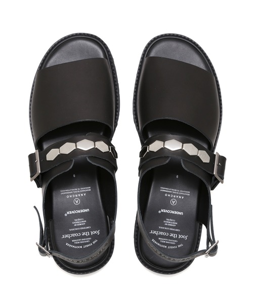 UNDERCOVER（アンダーカバー）の「UP1E4F01-2（サンダル・メンズ・ブラック×シルバー・26cm/27cm/28cm）」の5枚目の写真