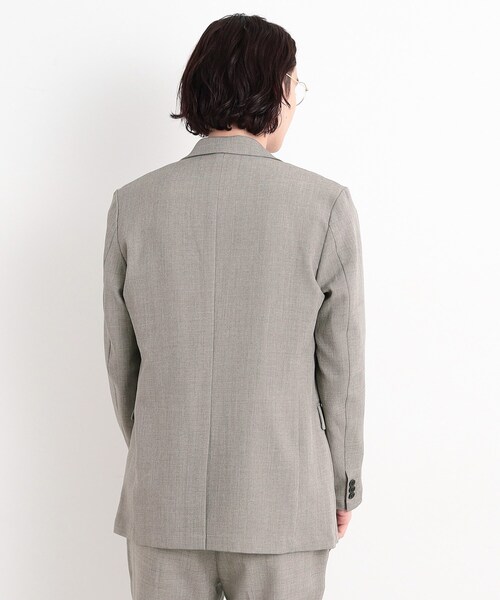 THE SHOP TK （ザ ショップ ティーケー ）の「【CAVIAN/キャビアン】リサイクルシャークスキンテーラードジャケット セットアップ可（テーラードジャケット・メンズ・チャコールグレー/ネイビー/ライトグレー・04/03/02）」の15枚目の写真