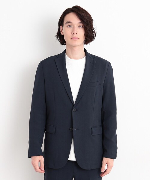 THE SHOP TK （ザ ショップ ティーケー ）の「【CAVIAN/キャビアン】リサイクルシャークスキンテーラードジャケット セットアップ可（テーラードジャケット・メンズ・チャコールグレー/ネイビー/ライトグレー・04/03/02）」の22枚目の写真