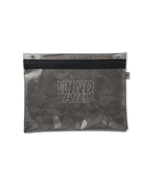 WIND AND SEA（ウィンダンシー）の「Clarity TPU Clutch Bag（クラッチバッグ・メンズ・ブラック/チャコール/サンドベージュ・FREE）」の3枚目の写真