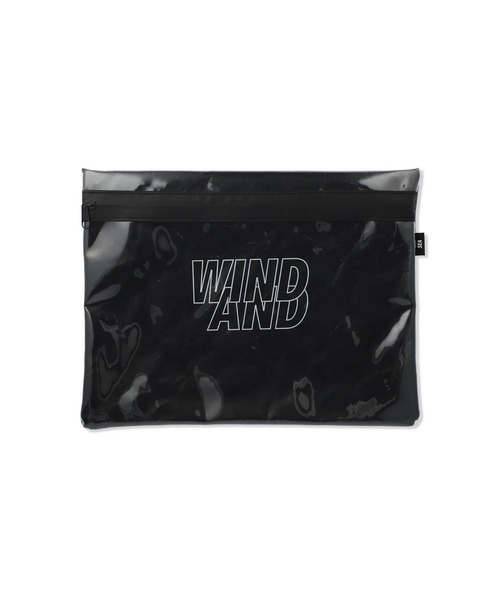 WIND AND SEA（ウィンダンシー）の「Clarity TPU Clutch Bag（クラッチバッグ・メンズ・ブラック/チャコール/サンドベージュ・FREE）」の4枚目の写真