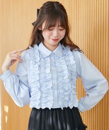 MAJESTIC LEGON | レースリボンタイフリルブラウス(シャツ/ブラウス)