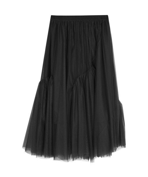 【新品未使用】tulle skirt Lig. チュールスカート　black セール】Elegance Tulle Skirt / エレガンス チュールスカート