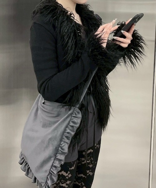 セール】【nmtc+】fur cardigan（カーディガン/ボレロ）｜Never