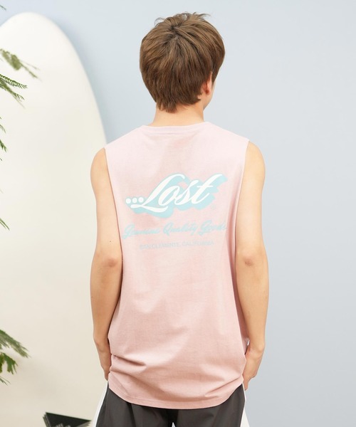 lost(ロスト)の「【ムラサキスポーツ限定】lost/ロスト タンクトップ/ノースリーブTシャツ バックプリント ユニセックス L25S-2303(タンクトップ・メンズ・ライトベージュ/ライトピンク/ブラック・L/M)」の12枚目の写真