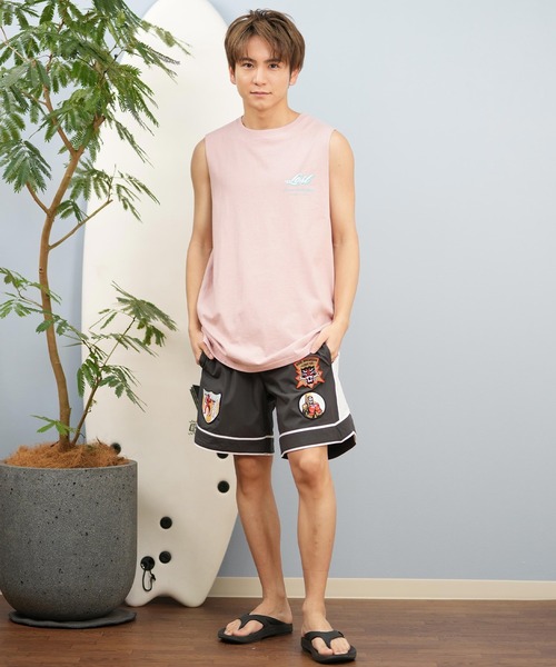 lost(ロスト)の「【ムラサキスポーツ限定】lost/ロスト タンクトップ/ノースリーブTシャツ バックプリント ユニセックス L25S-2303(タンクトップ・メンズ・ライトベージュ/ライトピンク/ブラック・L/M)」の14枚目の写真