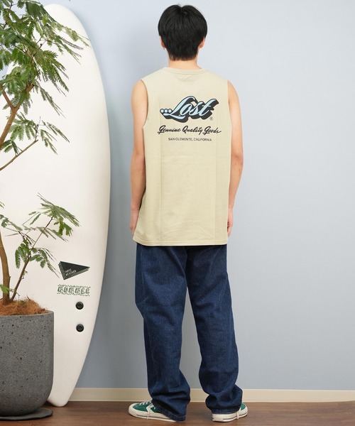 lost(ロスト)の「【ムラサキスポーツ限定】lost/ロスト タンクトップ/ノースリーブTシャツ バックプリント ユニセックス L25S-2303(タンクトップ・メンズ・ライトベージュ/ライトピンク/ブラック・L/M)」の7枚目の写真