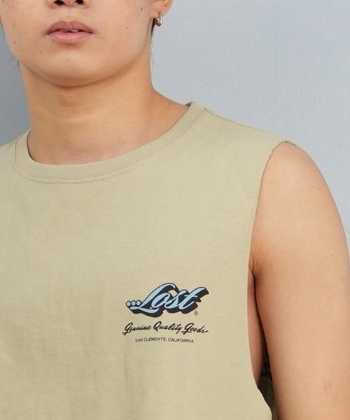 lost(ロスト)の「【ムラサキスポーツ限定】lost/ロスト タンクトップ/ノースリーブTシャツ バックプリント ユニセックス L25S-2303(タンクトップ・メンズ・ライトベージュ/ライトピンク/ブラック・L/M)」の8枚目の写真