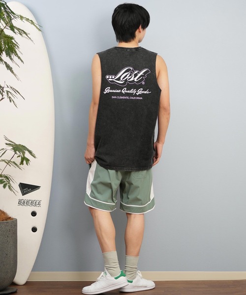 lost(ロスト)の「【ムラサキスポーツ限定】lost/ロスト タンクトップ/ノースリーブTシャツ バックプリント ユニセックス L25S-2303(タンクトップ・メンズ・ライトベージュ/ライトピンク/ブラック・L/M)」の22枚目の写真