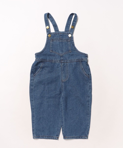 papas オーバーオール デニム バッグデザインがかわいい papas オーバーオール デニム バッグデザインがかわいい