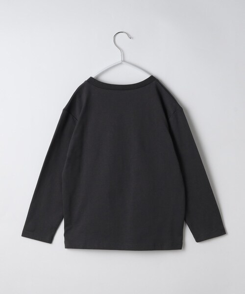 THE SHOP TK (ザ ショップ ティーケー )の「【120-150】ロゴプリントアソート長袖Tシャツ/洗濯機OK(Tシャツ/カットソー・キッズ・チャコールグレー/ホワイト系3/チャコール/ナチュラル・13/14/15 /12)」の13枚目の写真