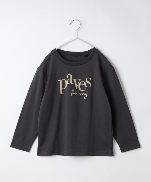 THE SHOP TK (ザ ショップ ティーケー )の「【120-150】ロゴプリントアソート長袖Tシャツ/洗濯機OK(Tシャツ/カットソー・キッズ・チャコールグレー/ホワイト系3/チャコール/ナチュラル・13/14/15 /12)」の19枚目の写真