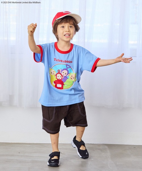 MARKEY'S（マーキーズ）の「【Teletubbies/テレタビーズ】別注プリントTシャツ（Tシャツ/カットソー・キッズ・ピンク/オフホワイト/ブルー・80/90/100/110/120/130/140）」の11枚目の写真