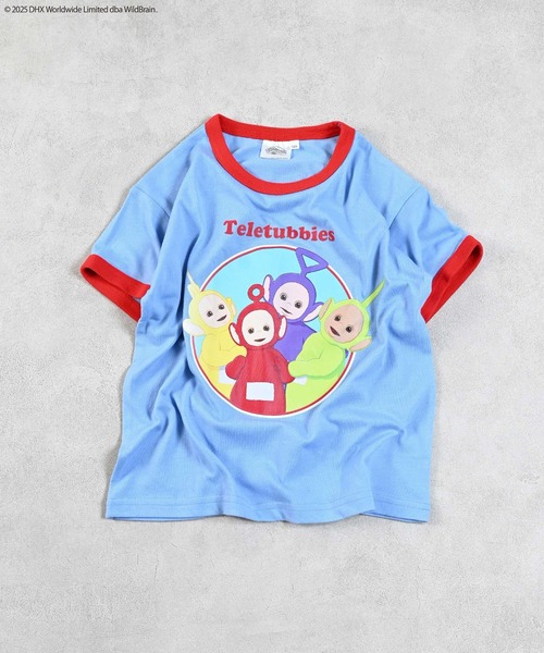 MARKEY'S（マーキーズ）の「【Teletubbies/テレタビーズ】別注プリントTシャツ（Tシャツ/カットソー・キッズ・ピンク/オフホワイト/ブルー・80/90/100/110/120/130/140）」の8枚目の写真
