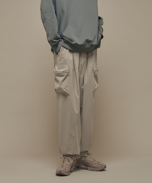 UNITED ARROWS カーゴパンツ 「ZOZO限定」ナイロン ワイド