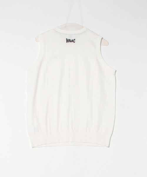 WAAC（ワック）の「MENS ソフトタッチベーシックニットベスト（ベスト・メンズ・ブラック/ホワイト・SMALL/LARGE/MEDIUM）」の10枚目の写真