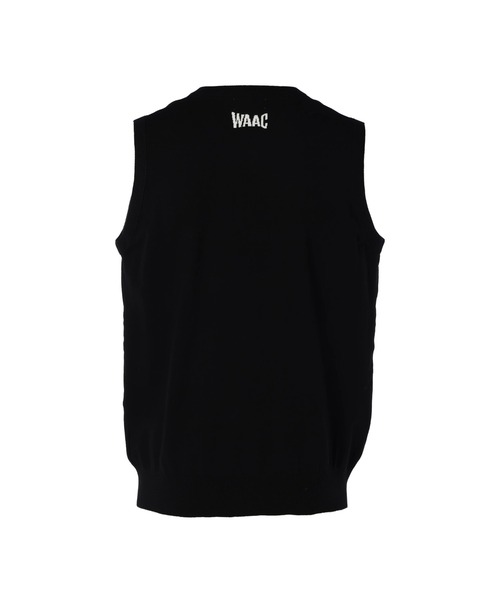 WAAC（ワック）の「MENS ソフトタッチベーシックニットベスト（ベスト・メンズ・ブラック/ホワイト・SMALL/LARGE/MEDIUM）」の9枚目の写真