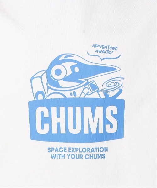 CHUMS（チャムス）の「【CHUMS】 Kids Space Booby T-Shirt キッズ スペースブービーティーシャツ（Tシャツ/カットソー・キッズ・ブラック/ブルー/グレー/ホワイト・X-LARGE/LARGE/MEDIUM）」の6枚目の写真