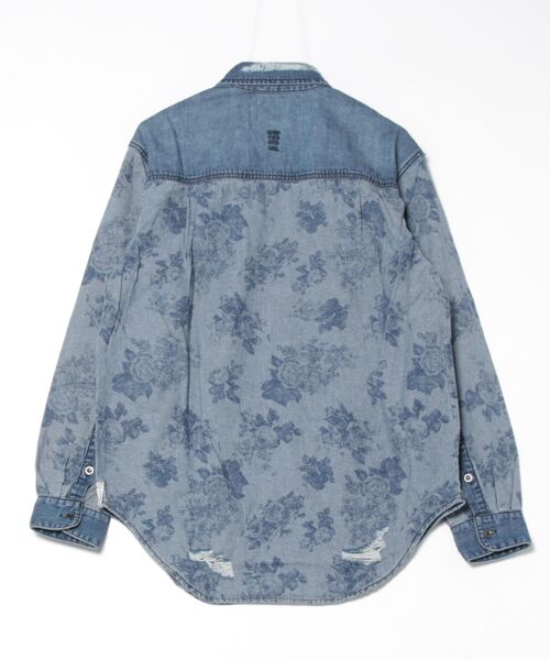 One Tea spoon（ワンティースプーン）の「EVERYDAY DENIM SHIRT（シャツ/ブラウス・レディース・インディゴブルー・S）」の6枚目の写真