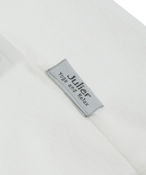 Julier Yoga and Relax（ジュリエヨガアンドリラックス）の「Julier (定番)ライトプライムロングスリーブプルオーバー（Tシャツ/カットソー・レディース・チャコール/ラベンダー/ホワイト・1/0）」の8枚目の写真