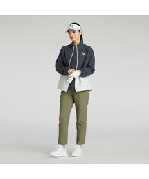PUMA プーマ ウィメンズ ゴルフ FOG パネル カラー リラックス フルジップ ジャケット