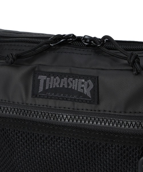 THRASHER（スラッシャー）の「THRASHER/スラッシャー ショルダーバック Shoulder Bag 軽量 THR-326（ショルダーバッグ・メンズ・ブラック×ブラック/ブラック×ホワイト・FREE）」の11枚目の写真