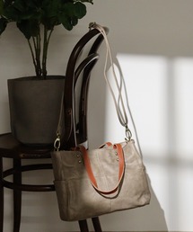 laporte di zucchero 3WAY革付属バッグインバッグ付きハンドバッグ