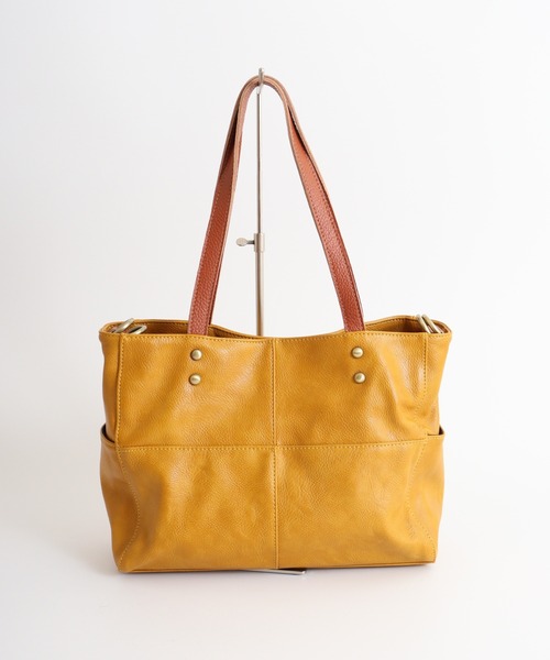 zucchero(ズッケロ)の「laporte di zucchero 3WAY革付属バッグインバッグ付きハンドバッグ(ハンドバッグ・レディース・ベージュ系その他/キャメル/モスグリーン/ベージュ/マスタード/ブラック・FREE)」の10枚目の写真
