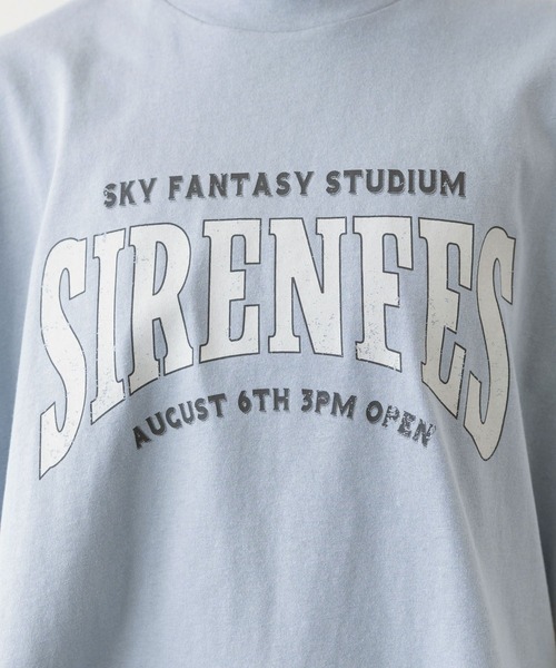 RAGEBLUE（レイジブルー）の「カレッジロゴプリント/ぺプラムTシャツ（Tシャツ/カットソー・レディース・ホワイト/ブルー/ネイビー・FREE）」の11枚目の写真