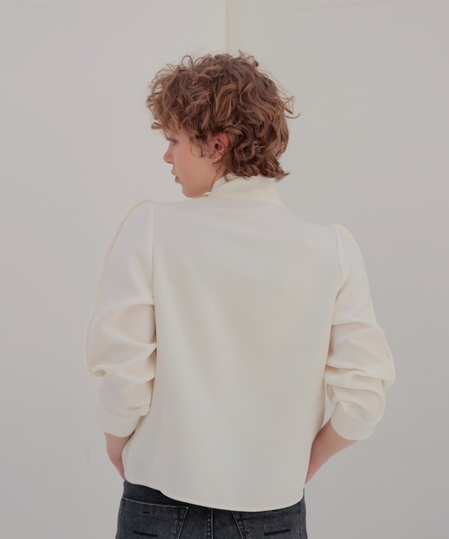 DRESSLAVE(ドレスレイブ)の「lavalliere blouse(ラバリエールブラウス)(シャツ/ブラウス・レディース・ホワイト/ブラック・38)」の15枚目の写真