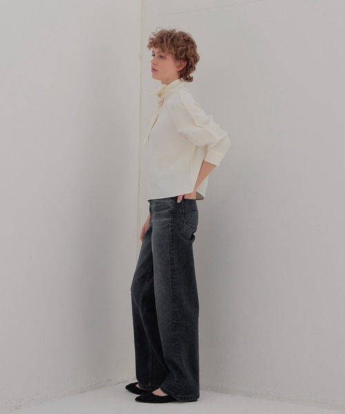 DRESSLAVE(ドレスレイブ)の「lavalliere blouse(ラバリエールブラウス)(シャツ/ブラウス・レディース・ホワイト/ブラック・38)」の8枚目の写真