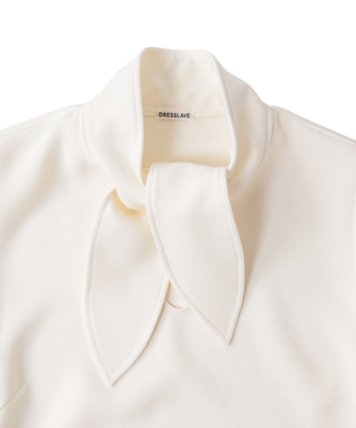 DRESSLAVE(ドレスレイブ)の「lavalliere blouse(ラバリエールブラウス)(シャツ/ブラウス・レディース・ホワイト/ブラック・38)」の13枚目の写真