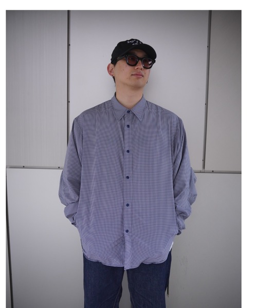 CMF OUTDOOR GARMENT（シーエムエフアウトドアガーメント）の「CMF OUTDOOR GARMENT/シーエムエフ アウトドアガーメント　SHOOTING SHIRTS シューティングシャツ（シャツ/ブラウス・メンズ・ネイビー・M/L）」の4枚目の写真