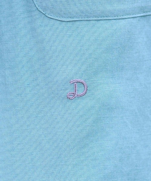 DRESSTERIOR（ドレステリア）の「リネンレーヨン ハーフスリーブシャツ（シャツ/ブラウス・メンズ・ブラック/ベージュ/グリーン系・90/91/92/94）」の13枚目の写真