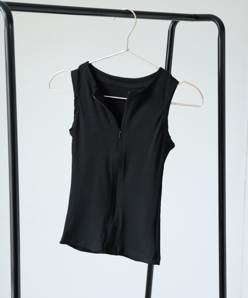 Ulysses(ユリシス)の「ジップデザインノースリーブ(タンクトップ・レディース・グレー/ブラック・S/M)」の17枚目の写真