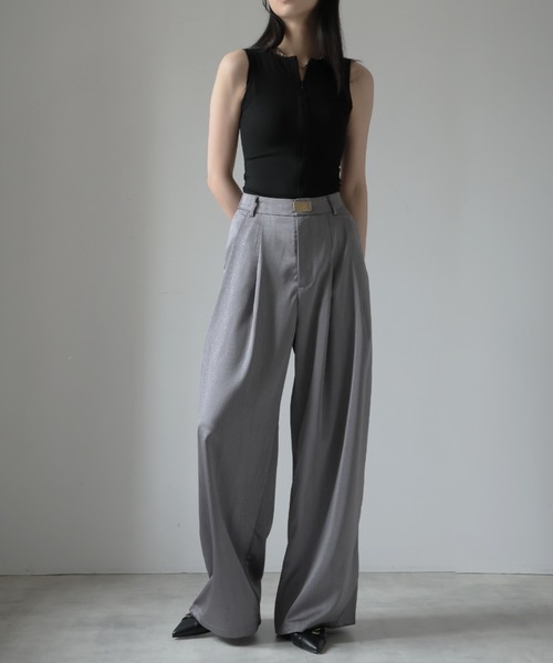 Ulysses(ユリシス)の「ジップデザインノースリーブ(タンクトップ・レディース・グレー/ブラック・S/M)」の9枚目の写真