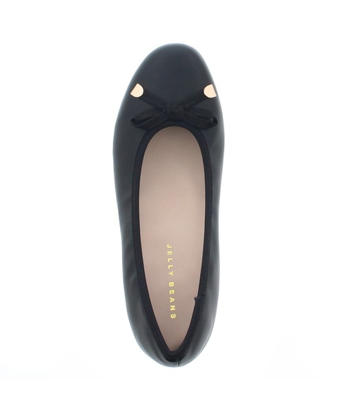 JELLY BEANS(ジェリービーンズ)の「ウエッジヒールバレエパンプス<ふわさら><痛くない><疲れない>(204-52811)JELLY BEANS(ジェリービーンズ)(パンプス・レディース・ブラック/ブラック系1/ベージュ・23/22.5/24.5/24/23.5/25/22/25.5/21.5)」の9枚目の写真