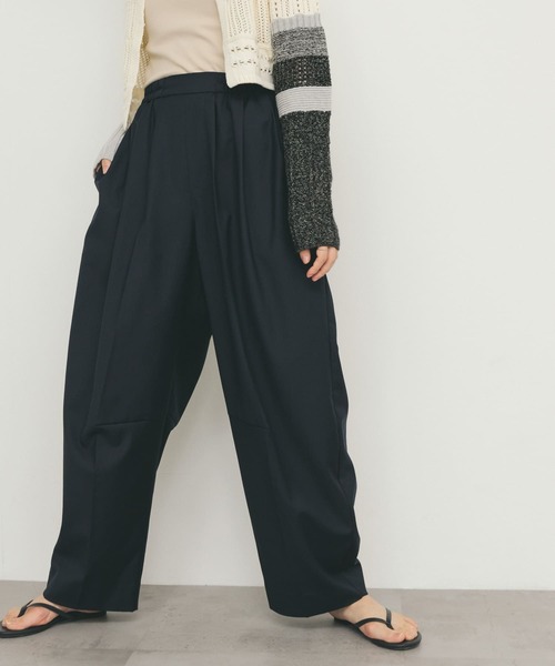 KBF（ケイビーエフ）の「カーブイージースラックス（その他パンツ・レディース・ネイビー/ボルドー/グレー・ONE）」の3枚目の写真