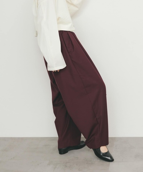 KBF（ケイビーエフ）の「カーブイージースラックス（その他パンツ・レディース・ネイビー/ボルドー/グレー・ONE）」の5枚目の写真