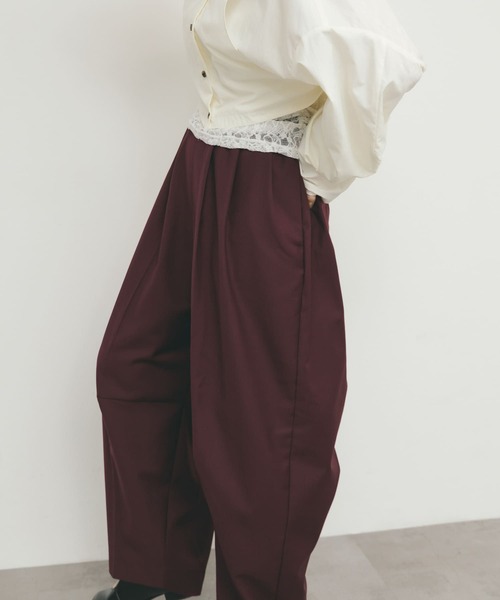 KBF（ケイビーエフ）の「カーブイージースラックス（その他パンツ・レディース・ネイビー/ボルドー/グレー・ONE）」の7枚目の写真