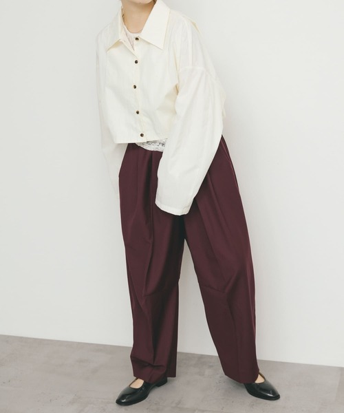 KBF（ケイビーエフ）の「カーブイージースラックス（その他パンツ・レディース・ネイビー/ボルドー/グレー・ONE）」の8枚目の写真