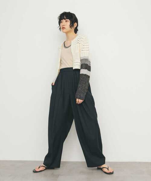 KBF（ケイビーエフ）の「カーブイージースラックス（その他パンツ・レディース・ネイビー/ボルドー/グレー・ONE）」の16枚目の写真