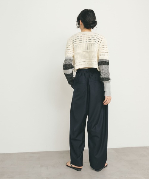 KBF（ケイビーエフ）の「カーブイージースラックス（その他パンツ・レディース・ネイビー/ボルドー/グレー・ONE）」の18枚目の写真