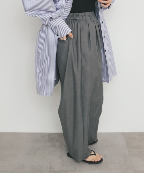 KBF（ケイビーエフ）の「カーブイージースラックス（その他パンツ・レディース・ネイビー/ボルドー/グレー・ONE）」の20枚目の写真