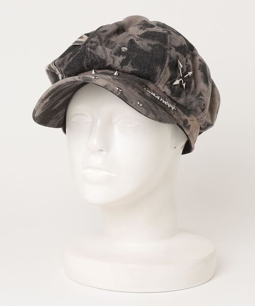 NOVESSEL（ノベセル）の「A'GEM/9 × .kom『NOVESSEL/ノベセル』パッチワークキャスケット（キャスケット・レディース・ブラック・FREE）」の7枚目の写真