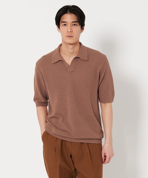お歳暮 人気 オシャレ ブークレ スキッパー ARROWS ポロシャツ（ポロシャツ）｜UNITED トップス